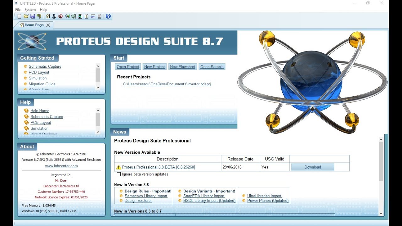 proteus 6.9 software free